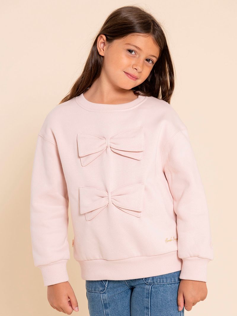 Polera-Para-Niña-Algodon-Reciclado-Cinta-Rosado-Hush-Puppies-Kids