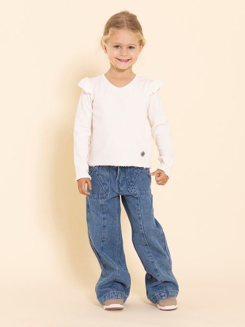Jeans Para Niña Algodón Lola denim Hush Puppies Kids