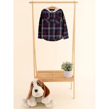 Chaqueta Para Niño Algodón Franela Nevado Azul Hush Puppies Kids