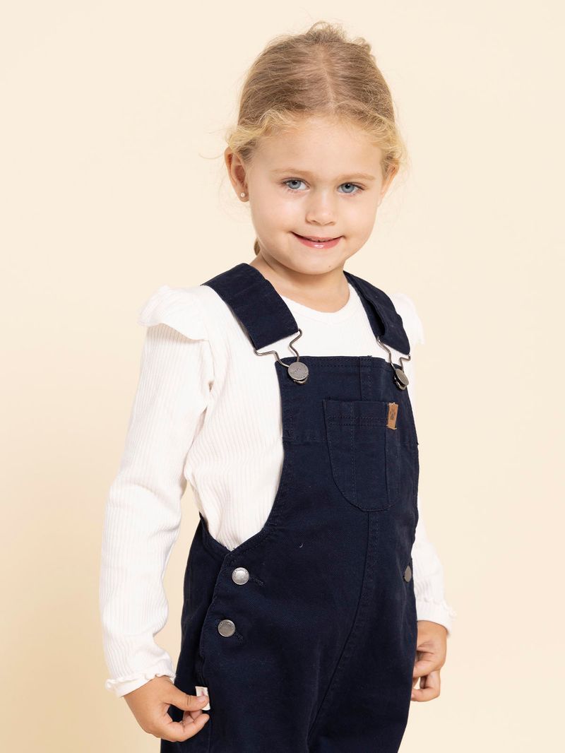 Jardinera-Para-Niña-Algodon-Ema-Verde-Hush-Puppies-Kids