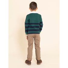 Pantalón Para Niño Algodón Belt Beige Hush Puppies Kids