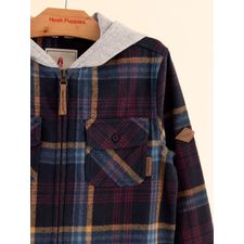 Chaqueta Para Niño Algodón Franela Nevado Azul Hush Puppies Kids