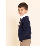 Chompa-Para-Niño-Algodon-Basset-Navy-Hush-Puppies-Kids
