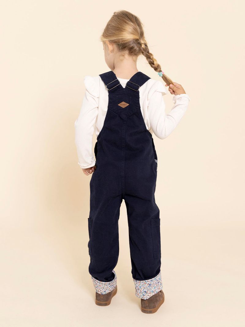 Jardinera-Para-Niña-Algodon-Ema-Verde-Hush-Puppies-Kids