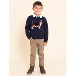Chompa-Para-Niño-Algodon-Basset-Navy-Hush-Puppies-Kids