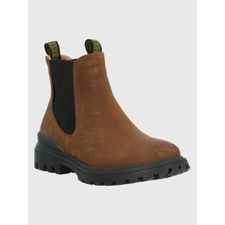 Botín Para Mujer Cuero One And Only Marrón Oscuro Hush Puppies