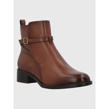 Botín Para Mujer Cuero Ronan Marrón Hush Puppies