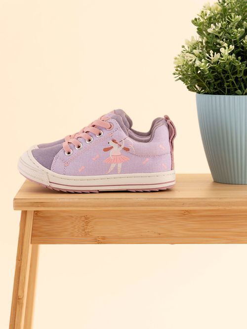 Zapatilla Para Niña Textil/Suede Go Wild Lila Hush Puppies