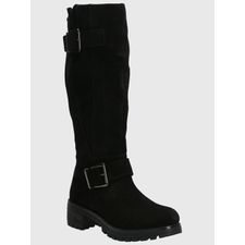 Bota Para Mujer Cuero Ester Negro Hush Puppies