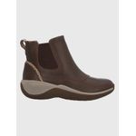 Botin-Para-Mujer-Cuero-Spinal-Rug-Chelsea-Marron-Oscuro-Hush-Puppies