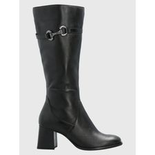 Bota Para Mujer Cuero Cladia Negro Hush Puppies