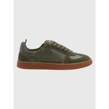 Zapatilla Para Mujer Cuero Dallas Verde Hush Puppies