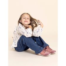 Zapatilla Para Niña Cuero Moveland Rosado Hush Puppies
