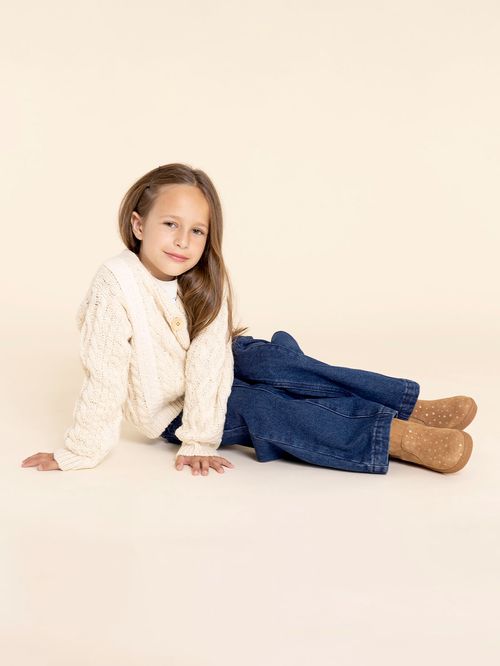 Bota Para Niña Gamuza Bonnie Marrón Hush Puppies