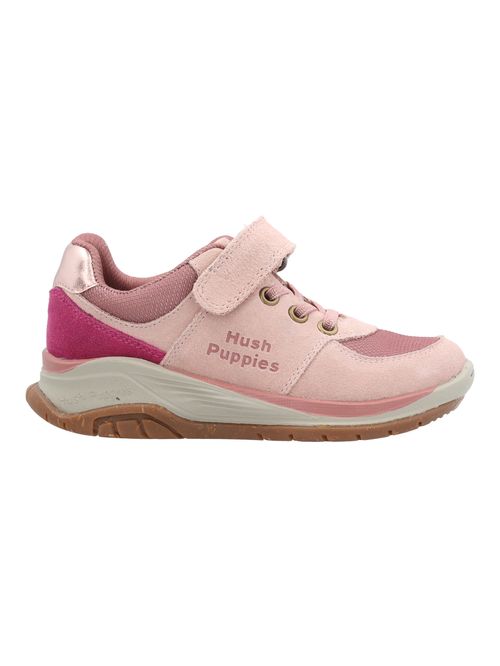 Zapatilla Para Niña Cuero Bambus Rosado Hush Puppies