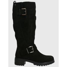 Bota Para Mujer Cuero Ester Negro Hush Puppies