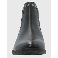 Botín Para Mujer Cuero Alva Negro Hush Puppies