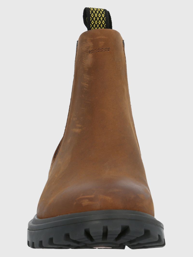 Botin-Para-Mujer-Cuero-One-And-Only-Marron-Oscuro-Hush-Puppies