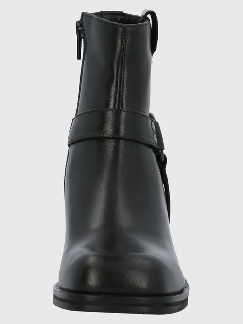 Botín Para Mujer Cuero Maylo Negro Hush Puppies