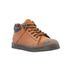 Zapatilla-Para-Niño-Cuero-Waco-Marron-Hush-Puppies