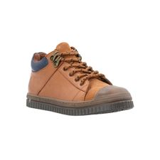 Zapatilla Para Niño Cuero Waco Marrón Hush Puppies