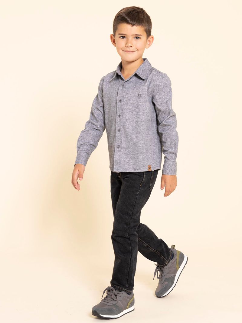 Zapatilla-Para-Niño-Poliester-Janet-K-Gris-Hush-Puppies