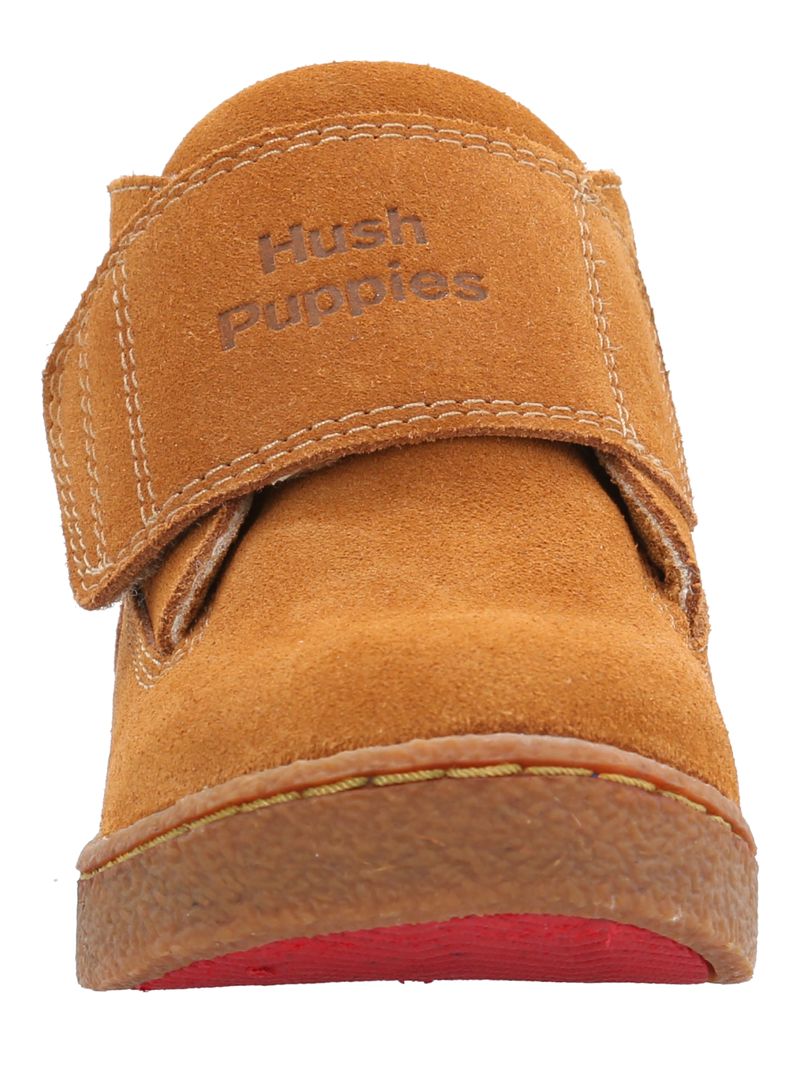 Botin-Para-Niño-Gamuza-Brunos-Vl-Mostaza-Hush-Puppies