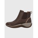 Botin-Para-Mujer-Cuero-Spinal-Rug-Chelsea-Marron-Oscuro-Hush-Puppies