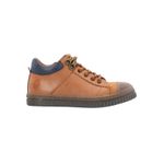 Zapatilla-Para-Niño-Cuero-Waco-Marron-Hush-Puppies