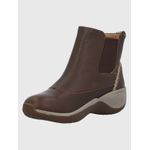 Botin-Para-Mujer-Cuero-Spinal-Rug-Chelsea-Marron-Oscuro-Hush-Puppies