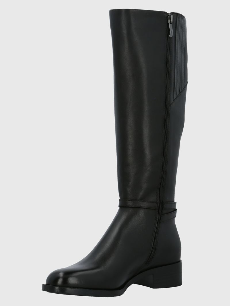 Bota-Para-Mujer-Cuero-Kyla-Negro-Hush-Puppies