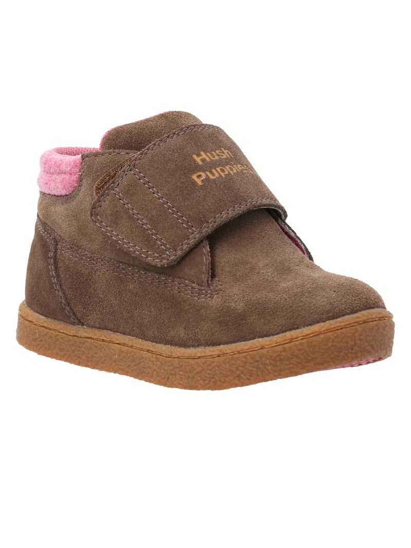 Botin-Para-Niña-Gamuza-Brunos-Vl-Marron-Hush-Puppies