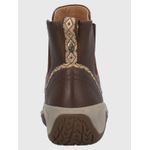 Botin-Para-Mujer-Cuero-Spinal-Rug-Chelsea-Marron-Oscuro-Hush-Puppies