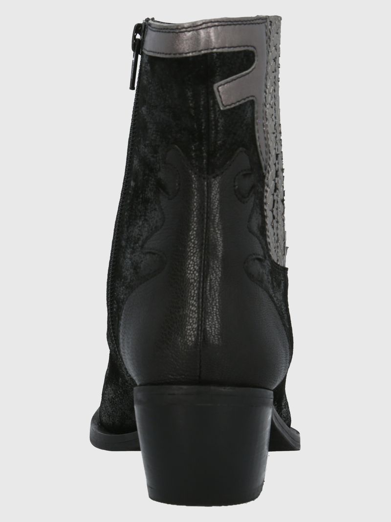 Botin-Para-Mujer-Cuero-Runn-Negro-Hush-Puppies
