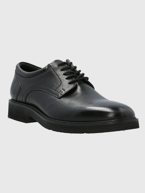 Zapato Para Hombre Cuero Aurelio Negro Hush Puppies