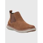 Botin-Para-Hombre-Cuero-Smart-Chelsea-Marron-Hush-Puppies