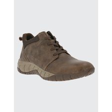 Botín Para Hombre Cuero Bodo Marrón Oscuro Hush Puppies