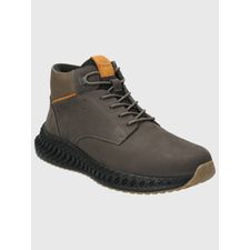 Botín Para Hombre Cuero Spinal Bootee Gris Hush Puppies