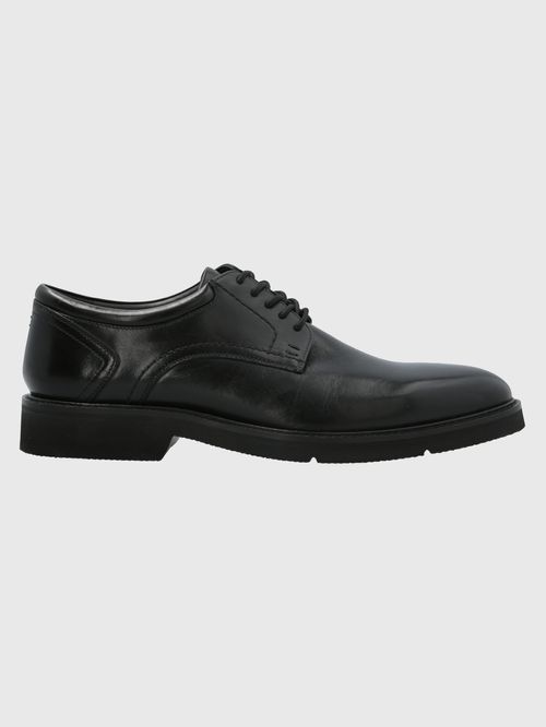 Zapato Para Hombre Cuero Aurelio Negro Hush Puppies