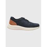 Zapatilla-Para-Hombre-Cuero-Spinal-Discover-Azul-Hush-Puppies