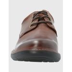 Zapato-Para-Hombre-Cuero-Ohio-Marron-Oscuro-Hush-Puppies