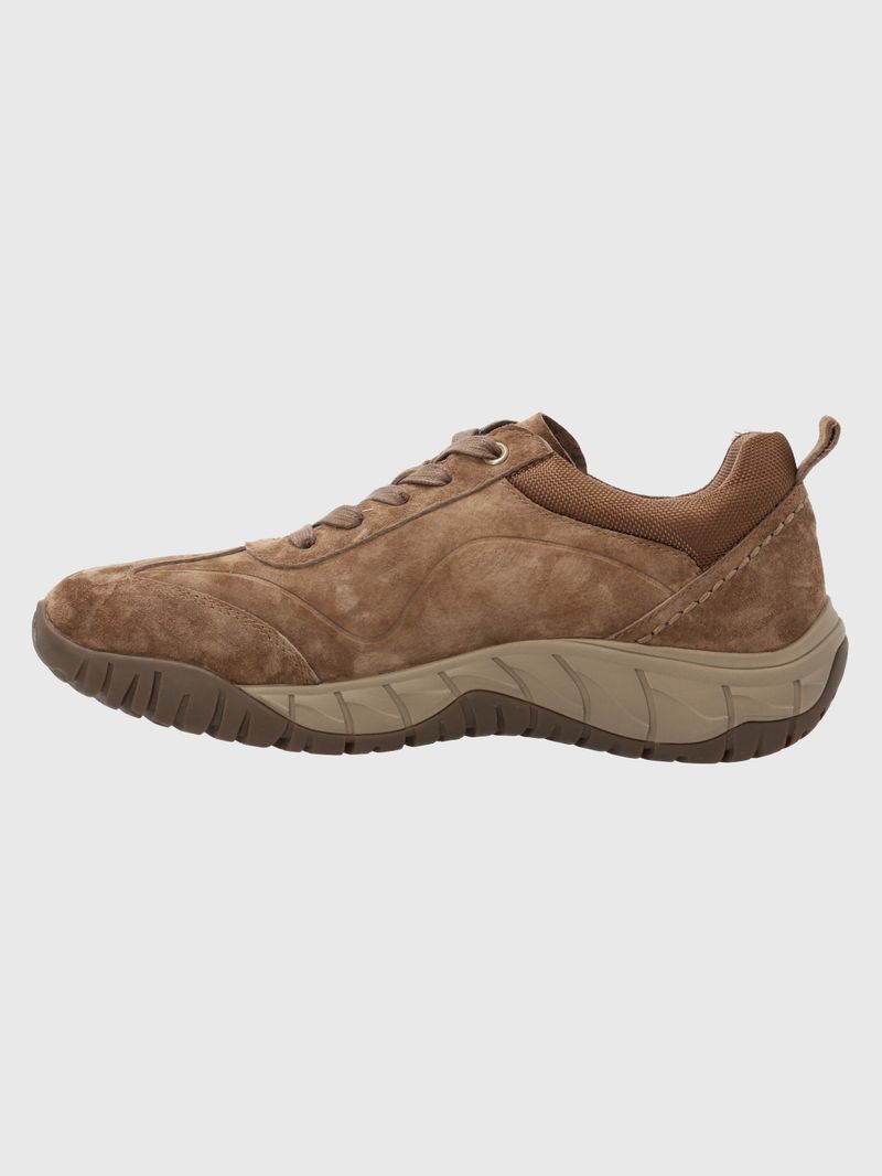 Zapatilla-Para-Hombre-Cuero-Morrin-Marron-Claro-Hush-Puppies