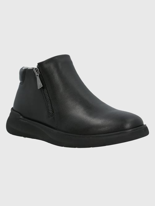 Botín Para Mujer Cuero Juliet Negro Hush Puppies