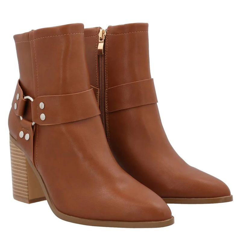 Botin-Para-Mujer-Sintetico-Gubbio-Camel-Hush-Puppies