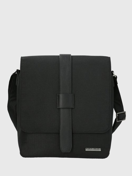 Maletín Para Hombre Poliéster Reciclado Randall Cross Negro Hush Puppies