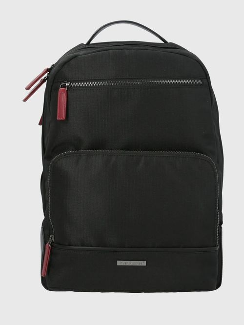 Mochila Para Hombre Poliéster Reciclado Robbie Back Negro Hush Puppies
