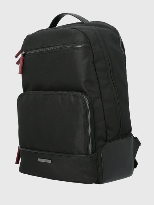 Mochila Para Hombre Poliéster Reciclado Robbie Back Negro Hush Puppies