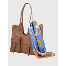Cartera Para Mujer Sintético Donna Bag Café Hush Puppies