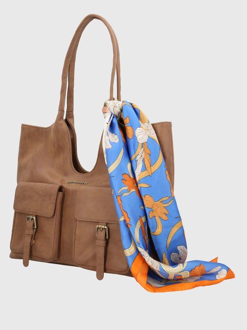 Cartera Para Mujer Sintético Donna Bag Café Hush Puppies