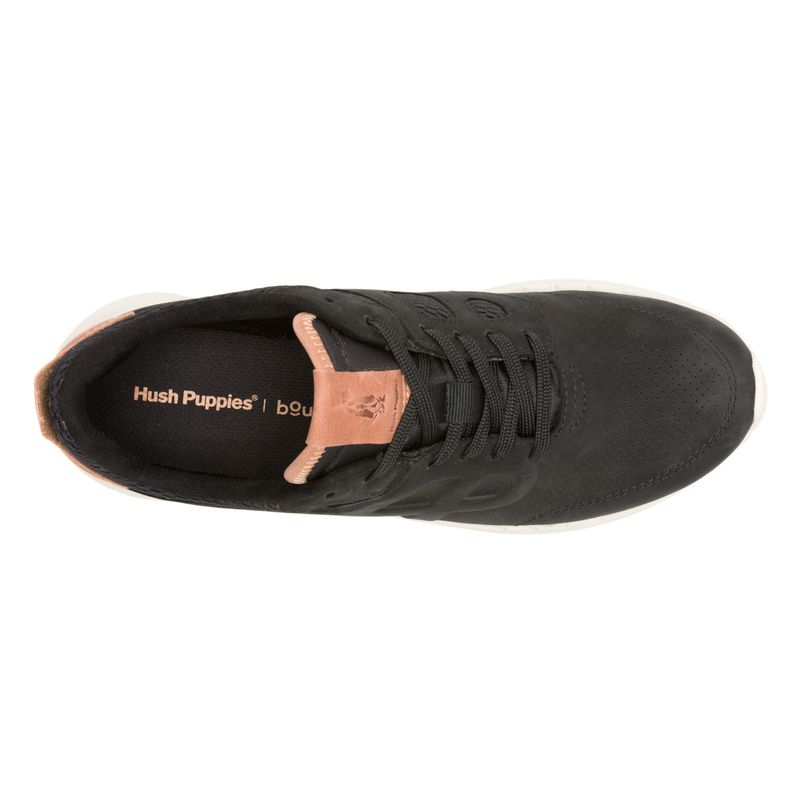 Zapatilla-Para-Hombre-Cuero-Seventy8-LTHR-Negro-Hush-Puppies